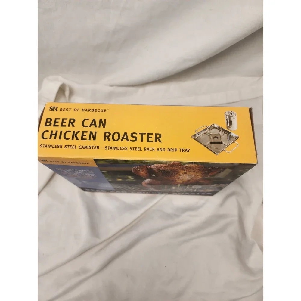 Steven Raichlen SR Best of Barbecue Beer-Can Chicken Roaster Stainless Steel